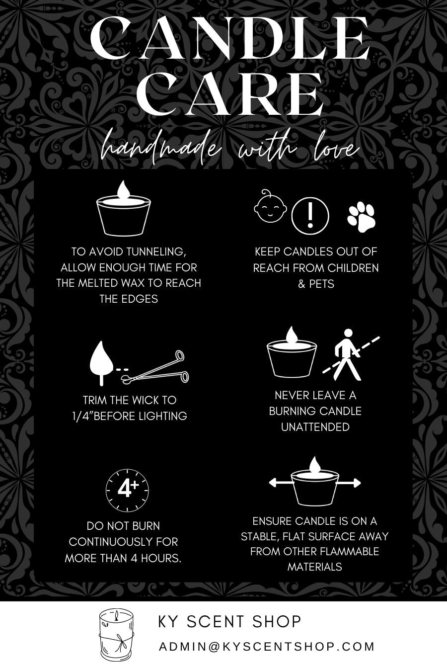 Candle Care Instructions – KY Scent Shop candle-care-instructions-ky-scent-shop